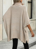 Ladies Solid Color Turndown Collar Knit Top E2391 - SWEETKAMA