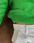 Ladies Solid Color Turtleneck Knit Sweater W003 - SWEETKAMA