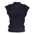 Ladies Solid High Neck Sleeveless Sweater Top LH0460 - SWEETKAMA