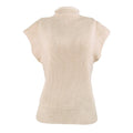Ladies Solid High Neck Sleeveless Sweater Top LH0460 - SWEETKAMA