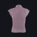 Ladies Solid High Neck Sleeveless Sweater Top LH0460 - SWEETKAMA