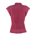Ladies Solid High Neck Sleeveless Sweater Top LH0460 - SWEETKAMA
