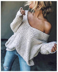 Ladies Solid Long Sleeves V-Neck Hollow Out Top T3034 - SWEETKAMA