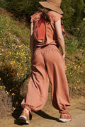 Ladies Solid Overalls Sleevess Backless Jumpsuit 897 - SWEETKAMA