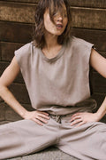 Ladies Solid Overalls Sleevess Backless Jumpsuit 897 - SWEETKAMA
