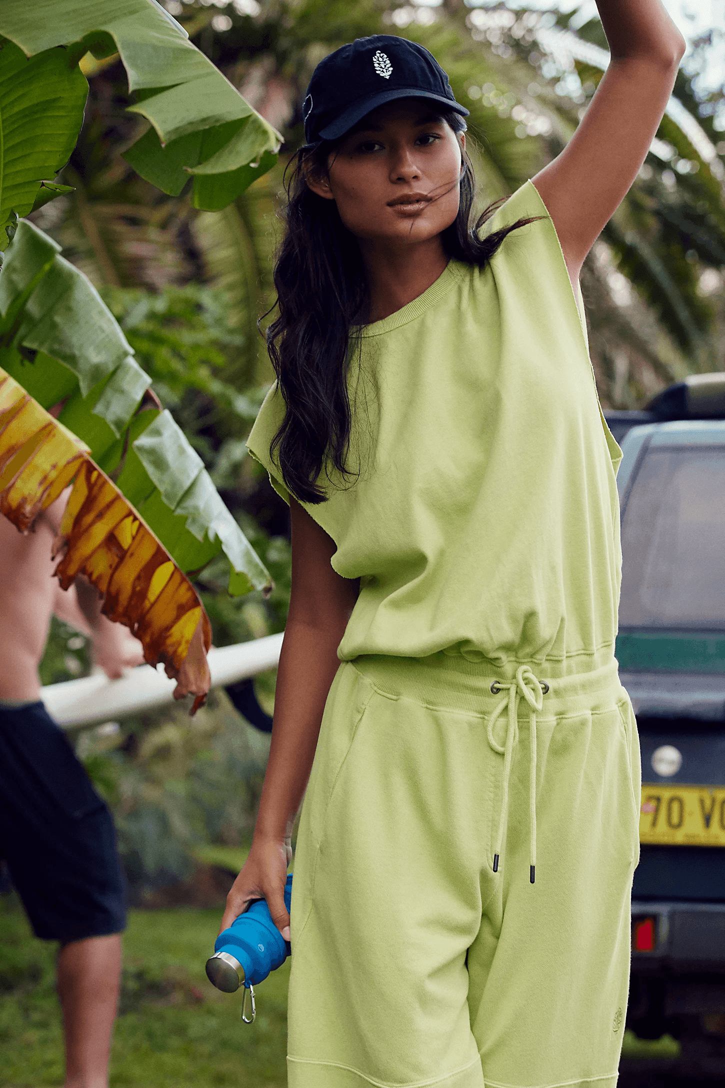Ladies Solid Overalls Sleevess Backless Jumpsuit 897 - SWEETKAMA