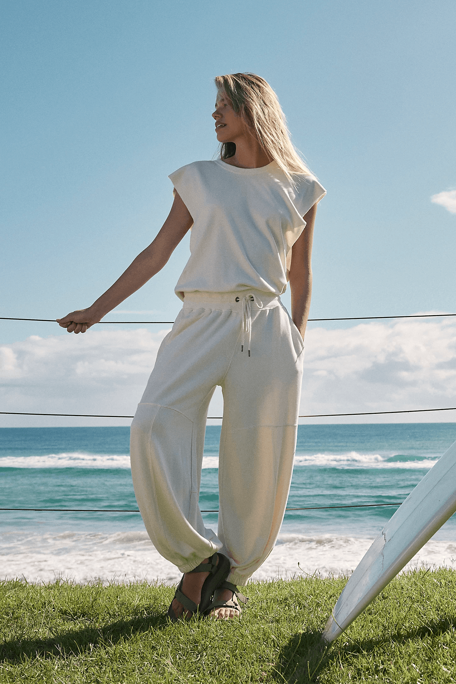 Ladies Solid Overalls Sleevess Backless Jumpsuit 897 - SWEETKAMA
