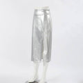 Ladies Split Leather Midi Skirt BSQ3632 - SWEETKAMA