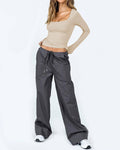 Ladies Square Neck Solid Color Casual Tee ESVO - SWEETKAMA