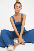 Ladies Strape Wide Leg Jumpsuits GKAX - SWEETKAMA
