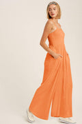 Ladies Strape Wide Leg Jumpsuits GKAX - SWEETKAMA