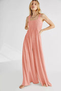 Ladies Strape Wide Leg Jumpsuits GKAX - SWEETKAMA