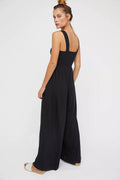 Ladies Strape Wide Leg Jumpsuits GKAX - SWEETKAMA