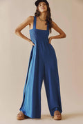 Ladies Strape Wide Leg Jumpsuits GKAX - SWEETKAMA