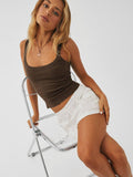 Ladies String Shoulder Daily Casual Camis ESSR - SWEETKAMA
