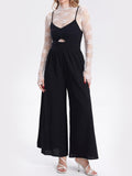 Ladies String Shoulder Overall Sleeveless Jumpsuit SKJ286 - SWEETKAMA