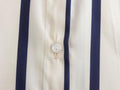 Ladies Striped Puff Sleeves Button Shirt SP068 - SWEETKAMA