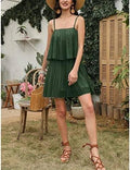 Ladies Two String Shoulder Plait Daily Jumpsuit 2352# - SWEETKAMA