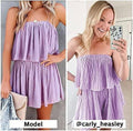 Ladies Two String Shoulder Plait Daily Jumpsuit 2352# - SWEETKAMA