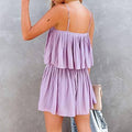 Ladies Two String Shoulder Plait Daily Jumpsuit 2352# - SWEETKAMA