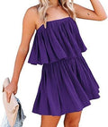 Ladies Two String Shoulder Plait Daily Jumpsuit 2352# - SWEETKAMA