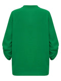 Ladies V-neck Hemming Daily Shirt 233SY53695-SN18 - SWEETKAMA