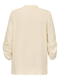 Ladies V-neck Hemming Daily Shirt 233SY53695-SN18 - SWEETKAMA