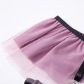 Ladies Violet Embroidery Lingerie Set with Garter Belt 2009 - SWEETKAMA