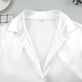 Ladies White Lace Top and Loose Short Paja Set 2S525B - SWEETKAMA