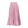 Ladies White Satin Bud Skirt Fluffy Puffy Skirt BSQ10087T - SWEETKAMA