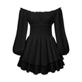 Ladies Wrinkle Boat Neck Daily Ruffled Jumpsuits GKAZ001 - SWEETKAMA