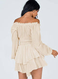 Ladies Wrinkle Boat Neck Daily Ruffled Jumpsuits GKAZ001 - SWEETKAMA