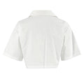 Lapel Short Sleeves Leisure Ladies Short Shirt SKT1035 - SWEETKAMA