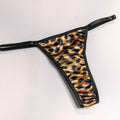 Leopard Print Sexy Lingerie Set with Garter Belt 2740 - SWEETKAMA