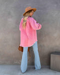 Long Sleeves Solid Color Ladies Daily Jacket 58013 - SWEETKAMA