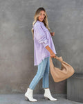 Long Sleeves Solid Color Ladies Daily Jacket 58013 - SWEETKAMA