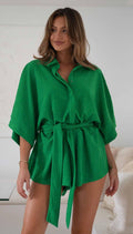 Mid Sleeves Solid Color Ladies Daily Dress 25501 - SWEETKAMA