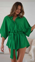 Mid Sleeves Solid Color Ladies Daily Dress 25501 - SWEETKAMA