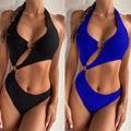 One Piece O-Ring Swimsuit LZ41 - SWEETKAMA