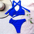 One Piece O-Ring Swimsuit LZ41 - SWEETKAMA