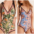 One Piece Swimsuit with Cover Up Y18 - SWEETKAMA