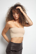 Seamless Double Layered Bandeau Tops SKT3003 - SWEETKAMA