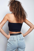 Seamless Double Layered Bandeau Tops SKT3003 - SWEETKAMA