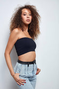 Seamless Double Layered Bandeau Tops SKT3003 - SWEETKAMA