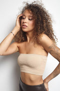 Seamless Double Layered Bandeau Tops SKT3003 - SWEETKAMA