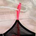 See Through Sexy Lingerie Set with Garter Belt 2550 - SWEETKAMA