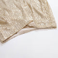 Sequin High Waist Solid Color Long Skirt BSQ0017 - SWEETKAMA