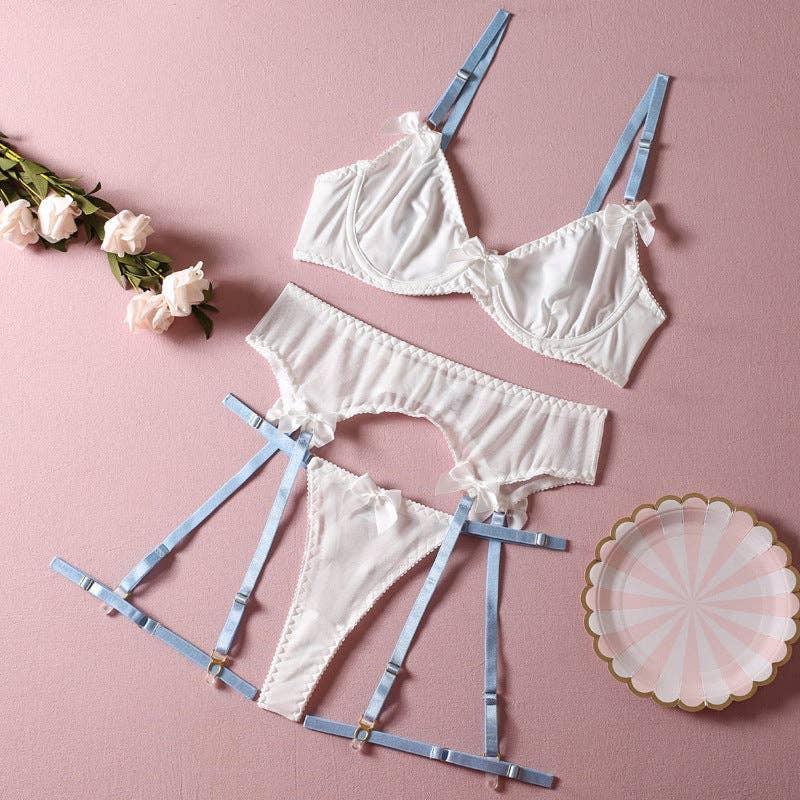 Sexy Color Block Lingerie Set R0026A - SWEETKAMA
