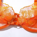 Sexy Embroidery Lingerie Set with Garter Belt HWT0710 - SWEETKAMA