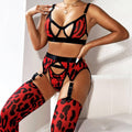 Sexy Leopard Print Lingerie Set R0092A - SWEETKAMA
